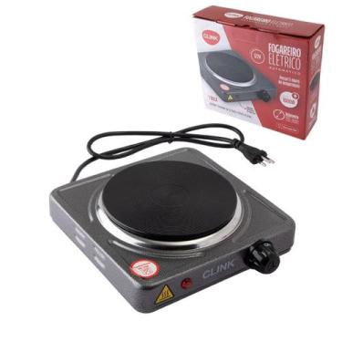 Imagem de Fogareiro Portátil Uma Boca Elétrico De Mesa - Clink, 220V
