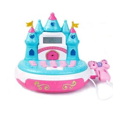 Imagem de Brinquedo Caixa Registradora Infantil Castelo Azul Fenix