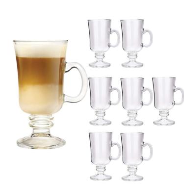 Imagem de Jogo 8 Taças Cappuccino Canecas Irish Class Home 120ml