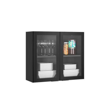 Imagem de Armario Aereo de Cozinha Exclusive Itatiaia 2 Portas com Vidro