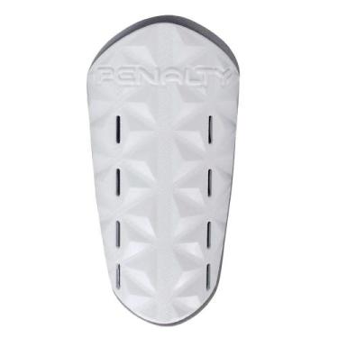 Imagem de Caneleira Penalty Matis X para Futebol, Society e Futsal - Branco, UN