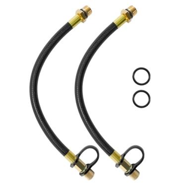 Imagem de Mangueira de drenagem de óleo para Kawasaki FR600V FR651V Kubota Z412 Z122R Toro MX5060 FX730V, substituição de mangueira de borracha 510440902 51044-0902 51044 0902, 2 peças