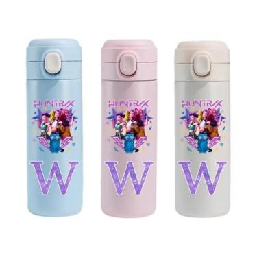 Imagem de Garrafa Térmica De Aço Inoxidável 420ML K-Pop Demon Hunters Para Menin