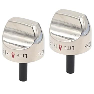 Imagem de SanilParts Pacote com 2 puxadores de fogão a gás WB03K10265 para GE Ranges substitui WB03K10242, AP4363671, 1473247, EAP2339711, PS2339711