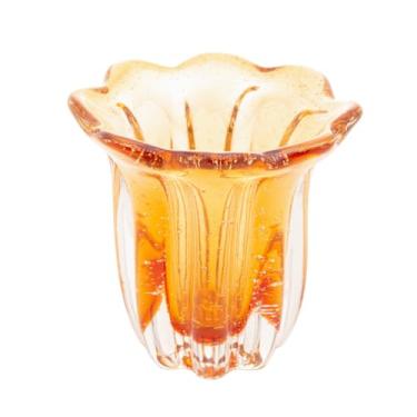 Imagem de Vaso de Vidro Italy Âmbar 14,5cm x 13cm - Wolff