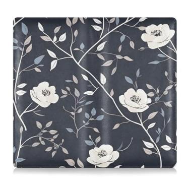 Imagem de CEBUGI Elegante porta-luvas floral para registro de carro e seguro para organizador de documentos, 12,5 cm x 24 cm