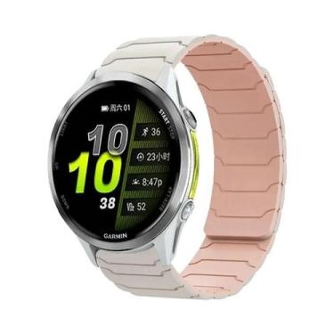 Imagem de Pulseira De Silicone 20/22mm Para Garmin Forerunner 570 970 265 965 16