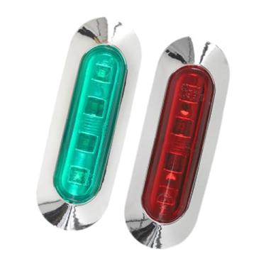 Imagem de MotiveTech Conjunto de 2 luzes indicadoras laterais para caminhão, acessórios práticos, fáceis de instalar, portáteis e universais, substituem diretamente as de