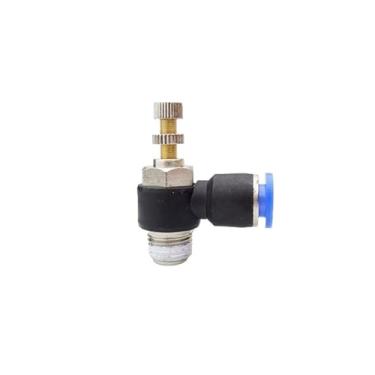 Imagem de 10 PCS Conector Push Fit 8 mm 1/10.2 cm Rosca Velocidade Controlador Fluxo Válvula de Ar SL8-02