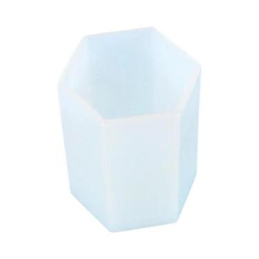 Imagem de Molde De Cilindro Hexagonal De Silicone Para Velas, Resina Epóxi, Sabo