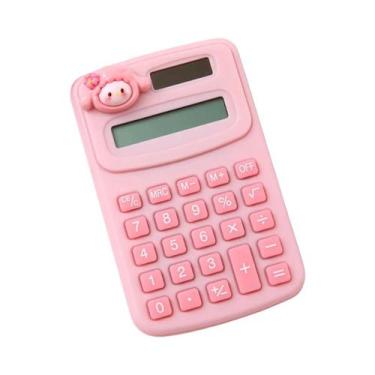 Imagem de Calculadora Digital Portátil Mini Fofa Em Estilo Cartoon Para Estudant