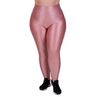 Imagem de Calça Legging Cintura Alta Plus Size de Academia Fitness 46 48 50 52 5