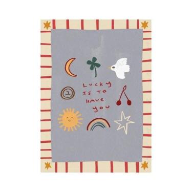 Imagem de Decoração De Quarto Infantil Animais Engraçados Tigre Cão Coelho Skate