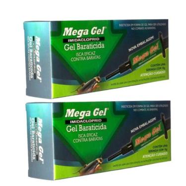 Imagem de 2 Gel Mata Baratas francesinha Gel Poderoso Mega Gel