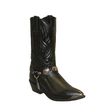 Imagem de Abilene Bota masculina Sage by with Concho Strap Western preta 43 D (M) EUA, Preto, 13