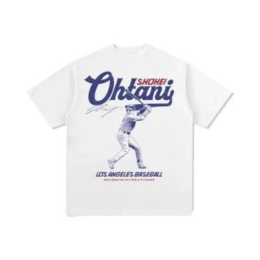 Imagem de Camiseta De Beisebol Adulto Shohei Ohtani Em Algodão Respirável, Gola 