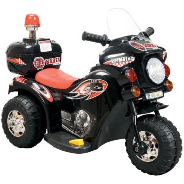 Imagem de Mini Moto Elétrica Infantil Triciclo Elétrico BZ Cycle Preto com Músic