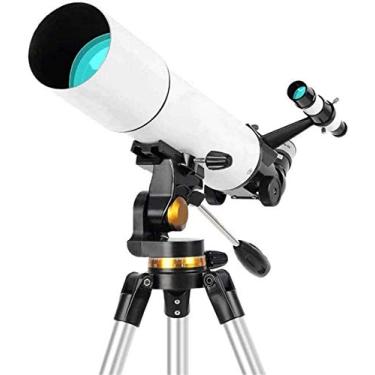 Imagem de pcagfaajmh Telescópio astronômico portátil para iniciantes para crianças e adultos e acessórios incluídos telescópio ajustável para iniciantes para crianças e adultos