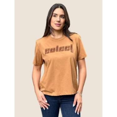 Imagem de Camiseta Feminina Comfort Logo Bordado Colcci Cor:;Tamanho:M-Feminino