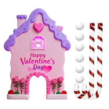 Imagem de Conjunto de jogo de golfe para dos namorados – atividade interna portátil para o dos namorados – campo de golfe de festa com bolas e tacos para casais de golfistas, homens e mulheres, férias