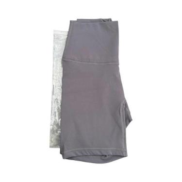 Imagem de Shorts De Yoga De Compressão Em Cor Sólida Para Mulheres, Esportivos, 