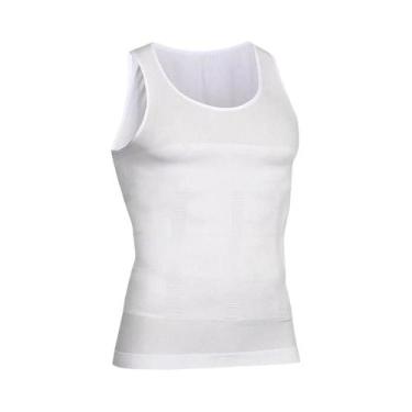 Imagem de Camiseta Sem Mangas De Compressão Para Homens, Modeladora Do Corpo Par