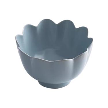 Imagem de Vaso Ru Kiln Vasos de cerâmica de boca grande estilo chinês, vasos hidropônicos, nenúfares e enfeites de mesa de centro de narciso, vasos de flores (médios)