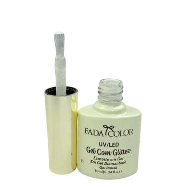 Imagem de Esmalte Gel Glitter Profissional Cor03 Fada Color 10ml