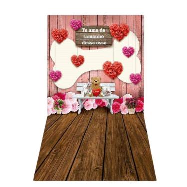 Imagem de Fundo Fotográfico Painel Cenário Pet Shop - Osso