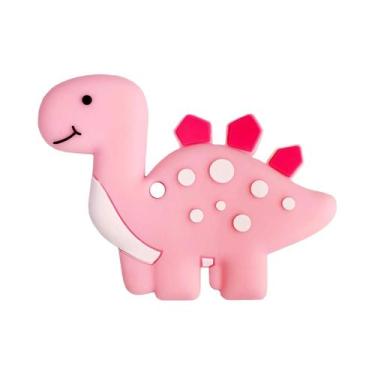 Imagem de Mordedor De Silicone Dinossauro Para Recém-Nascidos, Brinquedo Seguro 