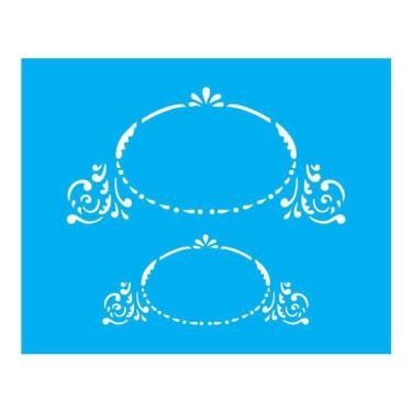 Imagem de Stencil Tamako Moldura - 20X25Cm - Ref B714