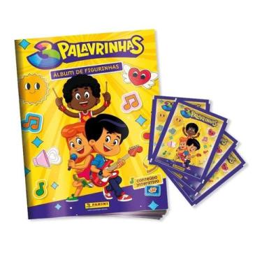 Imagem de 3 Palavrinhas - Álbum Capa Cartão + Kit Com 20 Envelopes - Panini