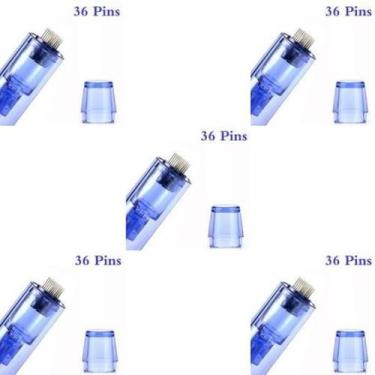 Imagem de Kit 100 Cartucho Para Caneta Dermapen Ponteiras Derma Pen 36 Pin - Gla