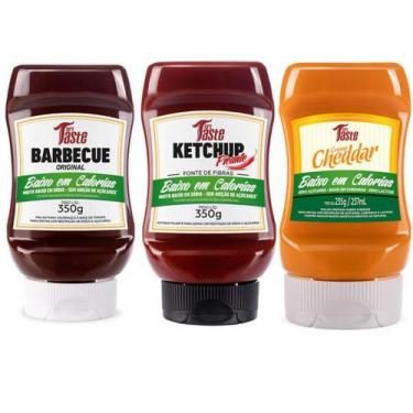 Imagem de Kit 3 molho barbecue molho ketchup picante molho cheddar - MRS TASTE