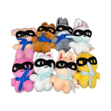 Imagem de Conjunto De Brinquedos De Pelúcia Stray Kids Felix Bangchan 8PCS SKZOO