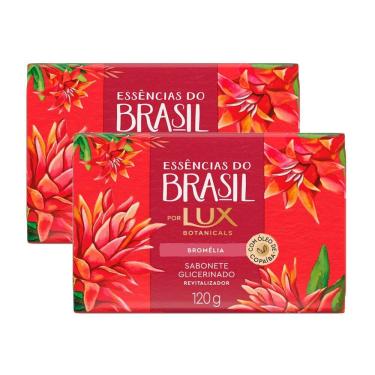 Imagem de Kit 2 Sabonete em Barra Lux Essências do Brasil Bromélia 120g