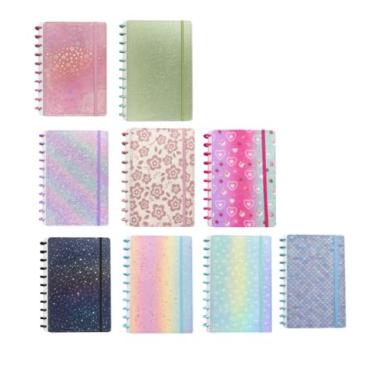 Imagem de Caderno Inteligente B5 com Discos Removíveis 80 Folhas Capa Dura Reutilizável (PRETO LISO)