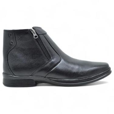 Imagem de Bota Rafarillo Masculina Soft Confort Couro Legitimo Zíper-Masculino