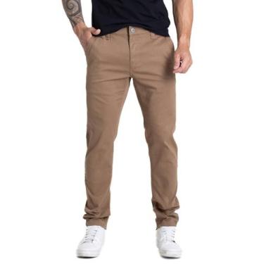 Imagem de Calça Sarja Sawary Slim - 281524 - bege 42, Bege, 42