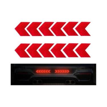 Imagem de Fita Adesiva Refletiva Em Formato De Seta (12 Peças/Conjunto) - Adesiv