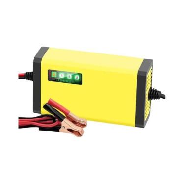 Imagem de Carregador De Bateria Automotivo 12V 10A Com Display Digital, Acessóri