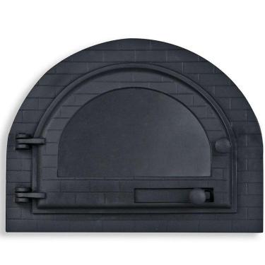 Imagem de Porta Forno Ferro Igloo Com Vidro Libaneza 26,5X36,5Cm
