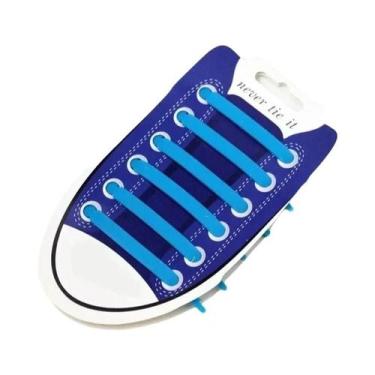 Imagem de 12 Peças De Cadarços De Silicone Elásticos Sem Amarração Para Crianças