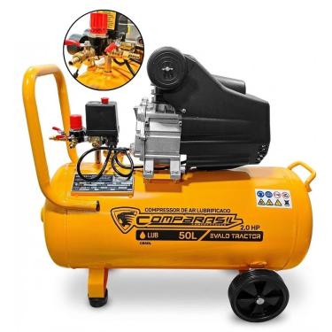Imagem de Compressor Port. Lub 8,6 PES 2,0HP 50L EVALD TRACTOR COMPBRASIL