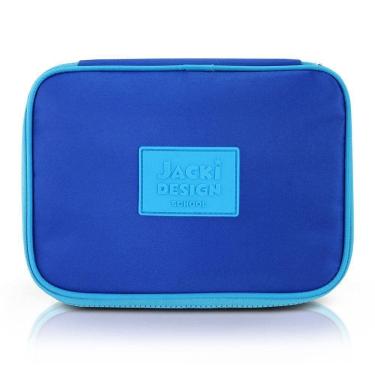 Imagem de Estojo Box Organizador Escolar Com Divisórias E 24 Elásticos