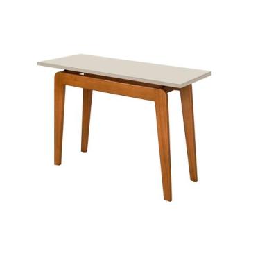 Imagem de Aparador de sala moderno retangular Belem Base Madeira - Cajuela móvei