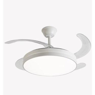 Imagem de Luminária e Ventilador de Teto Opus Air Lite 60w Multicor Bivolt Branc