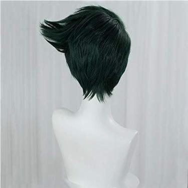 Imagem de Peruca de cosplay JoJo's Bizarre Adventures Rohan Kishibe Anime - Yiwe