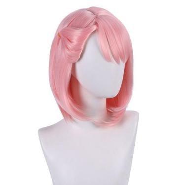 Imagem de Peruca de cosplay Genshins Impacts Charlotte Synthetic Hair 40cm - yiw