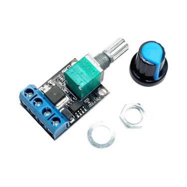 Imagem de Controlador De Velocidade De Motor DC PWM 5V 12V 16V 10A, Regulador De